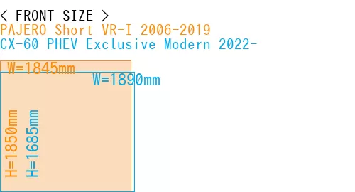 #PAJERO Short VR-I 2006-2019 + CX-60 PHEV Exclusive Modern 2022-